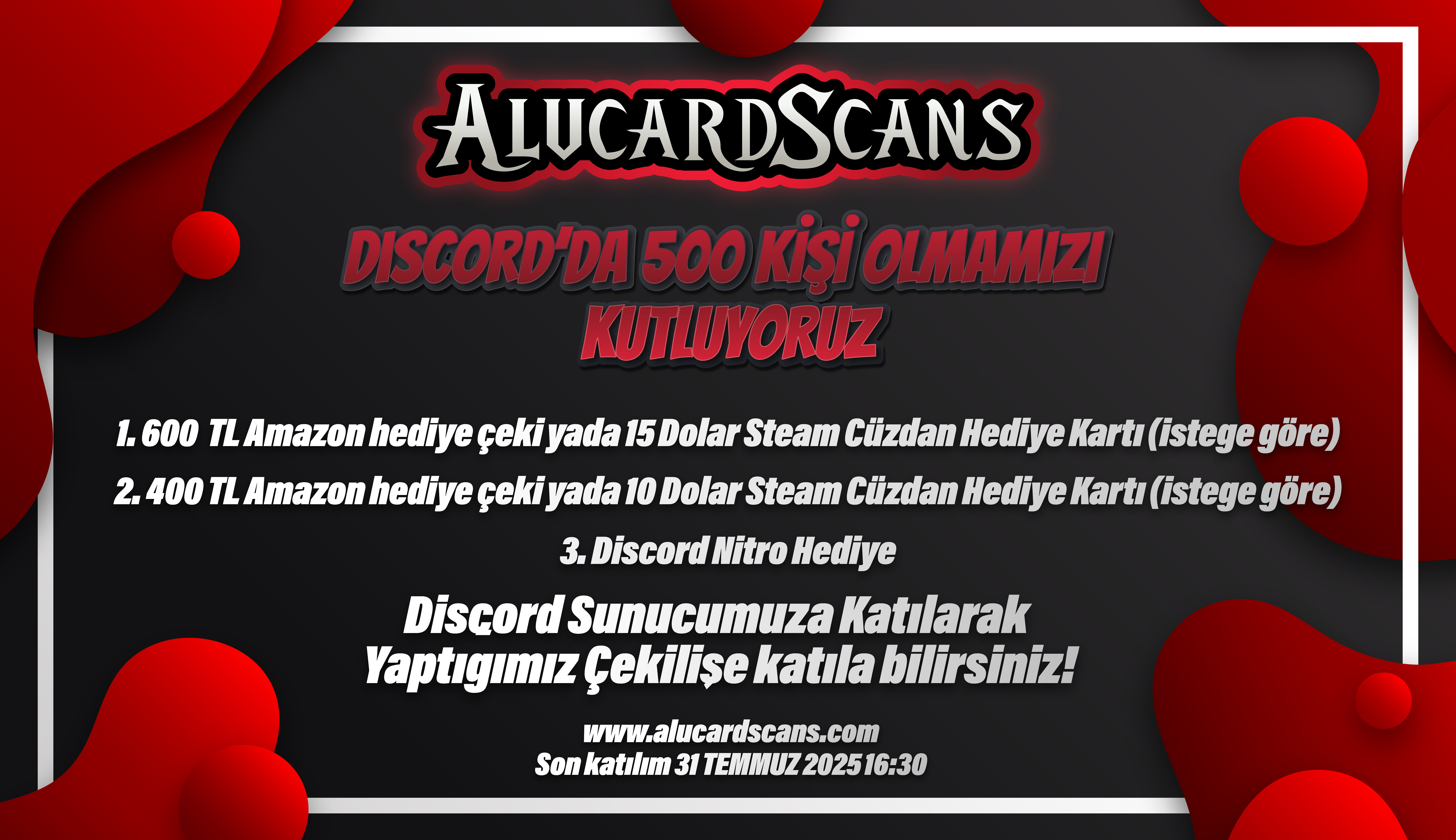 Alucard Scans Discord Davet Banner